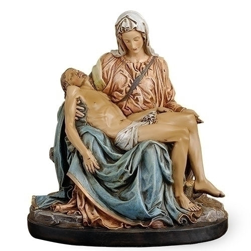Colored La Pieta Figure on Base, 9"H RENAISSANCE COLLECTION