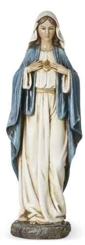 14"H IMMACULATE HEART OF MARY FIGURE; RENAISSANCE COLLECTION
