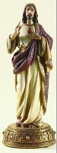10.25"H SACRED HEART OF JESUS HEAVENLY PROTECTORS