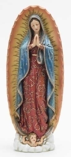 11.25"H OUR LADY OF GUADALUPE FIGURE; RENAISSANCE COLLECTIO