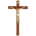 40"H WOODTONE CRUCIFIX
