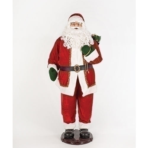 60"H MUSICAL MOTION SANTA RETRACTS FOR STORAGE; PLUG-IN