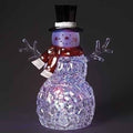 12"H LED SNOWMAN ROTATE LITE ACRYLIC