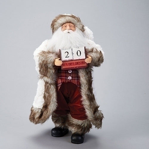 18" Countdown Santa Figure with Number Blocks