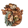 14"H HOLY FAMILY BUST W/ANGEL 	WALL PIECE