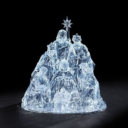 15"H LED NATIVITY FIGURE BATTERY OPERATED N/INCL