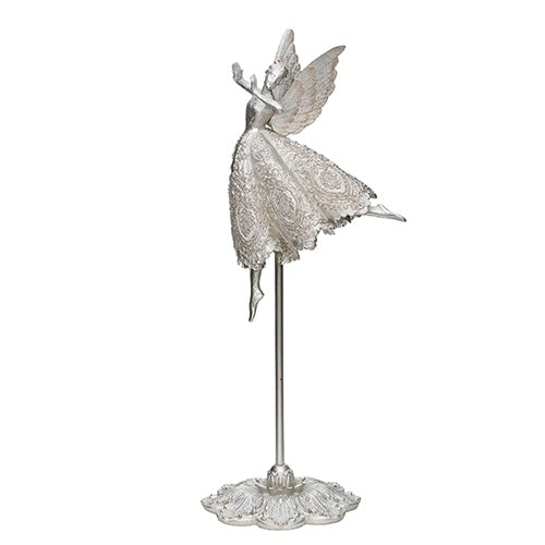 Dancing Angel on Stand and Base, 22.75 inch, Multicolor