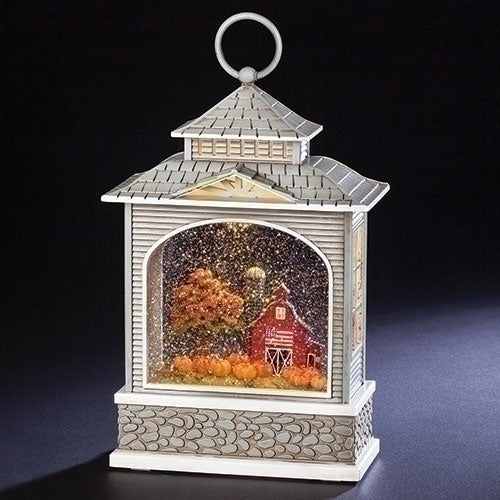 Led Swirl Lantern Farm Pumpkins, 10.5 inch, Multicolor