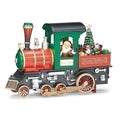 6.7"H MUSICAL LED TRAIN ENGINE ROTATE TREE/TRAIN; BATT N/INCL
