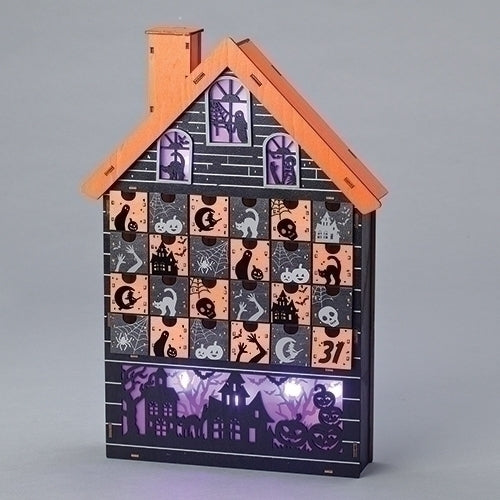 Halloween Countdown Haunted House Calendar, 16 inch, Multicolor