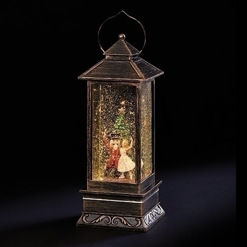 Led Swirl Lantern Nutcracker Ballet, 10.7 inch, Black