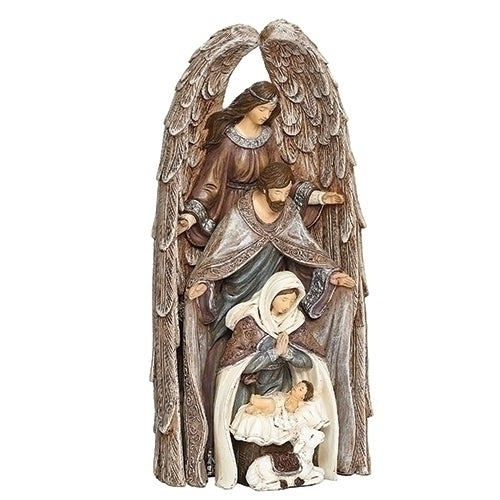 11"H 4PC ST NESTING NATIVITY PLUM COLOR