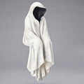 Distressed Alabaster White Ghost 22.5 x 10.5 Resin Decorative Tabletop Figurine
