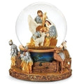 7"H MUS DOME NATIVITY DOUBLE ROTATING WINDUP