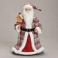 16"H SANTA TREE TOPPER W/ BIRD HOUSE