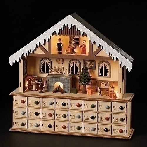 15.5"H LED HOUSE W/COUNTDOWN BASE; BATT OP N/INCLUDED