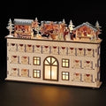 11.5"H LED 3 CABIN SCENE COUNT DOWN LASERWOOD ; BATT N/INCL