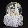 LED Musical Swirl Angel with Deer Dome, 7-inch Height