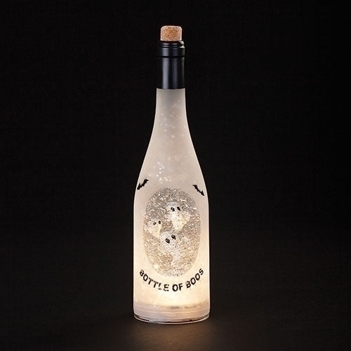 Lighted Bottle of Boos, Halloween, 12.25" H, Plastic