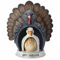 9.5"H 3 PC ST TURDUCKEN NESTING THANKSGIVING FIGURE