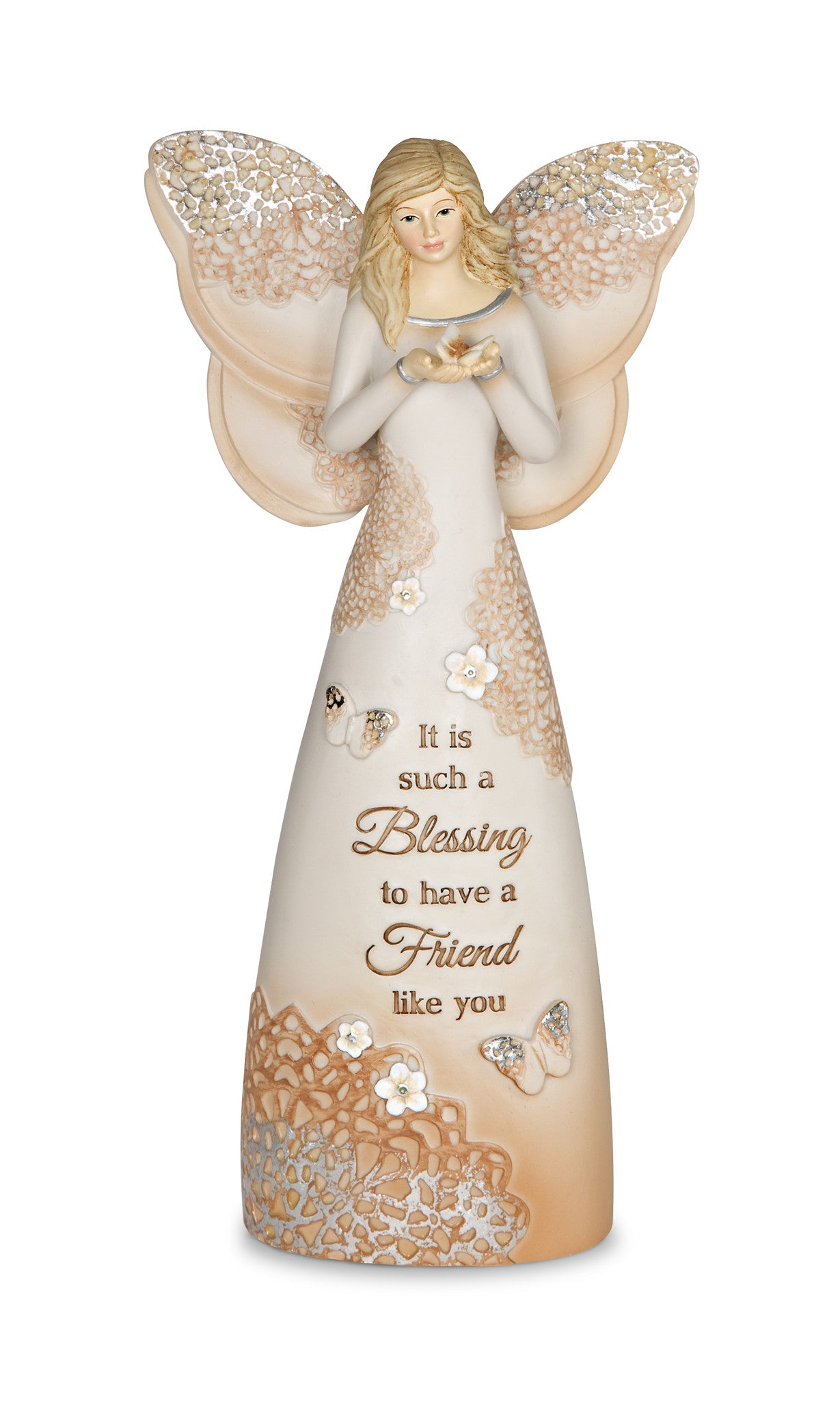 Friend - 7.5" Angel Holding Butterfly