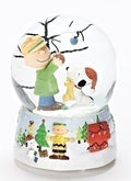 5.25"H MUSICAL CHARLIE BROWN DOME 100MM WINDUP