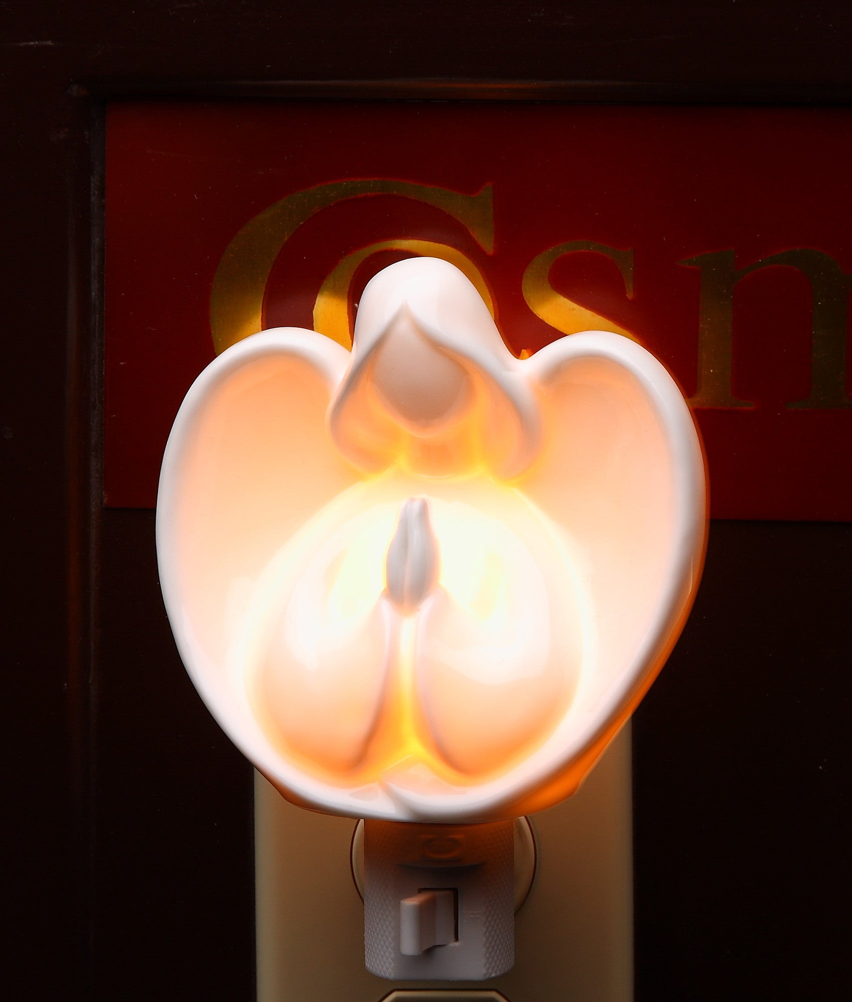 PRAYING ANGEL PLUG IN NIGHT LIGHT