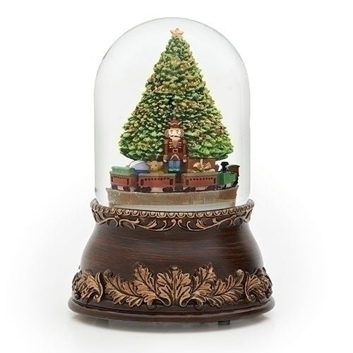 Musical Tree with Train Dome Globel