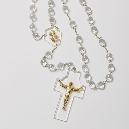 54" Crystal Wall Rosary Boxed
