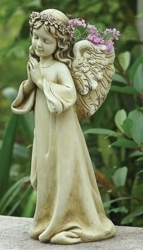 16"H PRAYING ANGEL PLANTER GARDEN