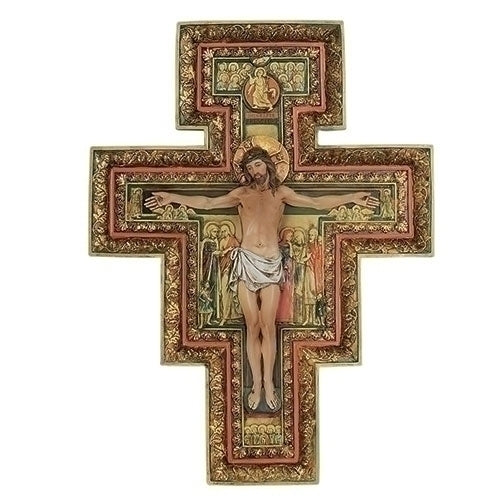 17.75" H San Damiano Cross
