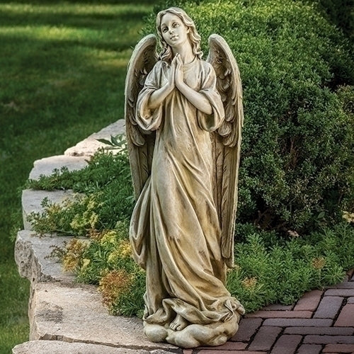 36"H PRAYING ANGEL GARDEN STATUE