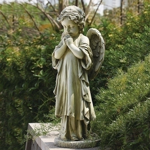 26"H PRAYING ANGEL GARDEN STATUE