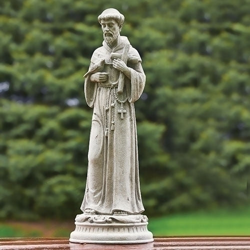 St. Francis Statue, 24" H, Garden