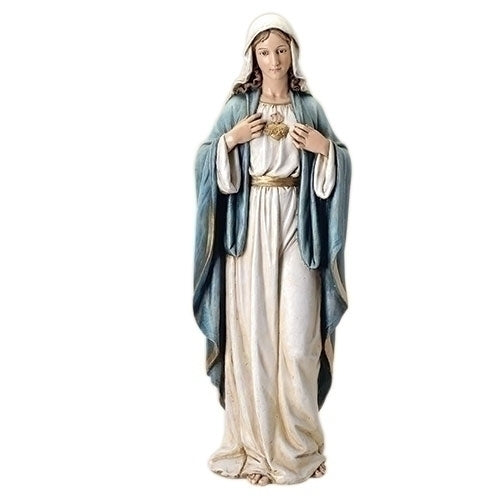 37"H IMMACULATE HEART OF MARY FIGURE
