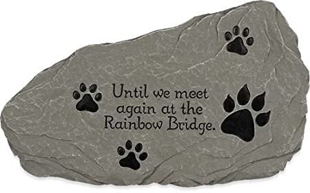 Rainbow Bridge Remembrance Garden Stone Accent, 13-inch
