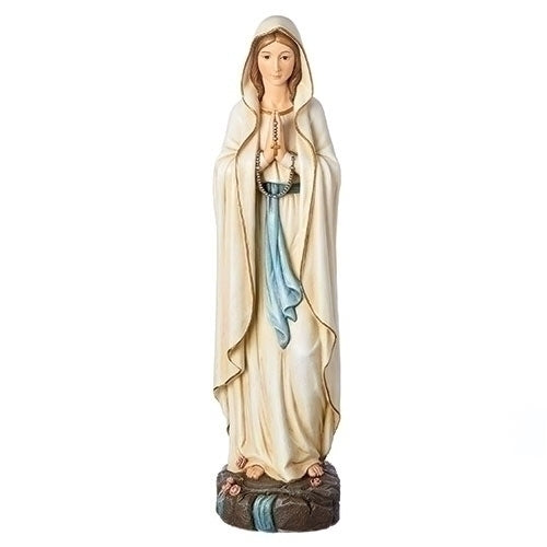 17"H OUR LADY OF LOURDES GARDEN STATUE