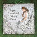 11.25"H MEMORIAL ANGEL STEPPING STONE