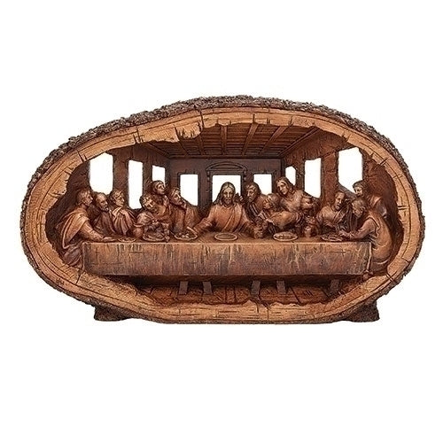 Last Supper Figure, Carved Wood Look,, 14.5" W,