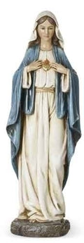14"H IMMACULATE HEART OF MARY FIGURE; RENAISSANCE COLLECTION