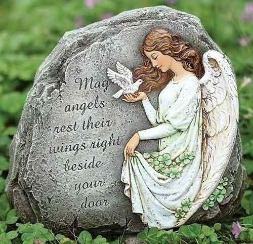 Celtic Angel Garden Stone