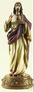 10.25"H SACRED HEART OF JESUS HEAVENLY PROTECTORS