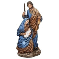 Holy Family Blue and Gold Figure, Christmas Collection, 10.5" H