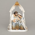 Holy Family Gold and Ivory Ombre Figure, 9.75" H