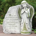 Irish Angel Garden Stone, Garden Collection, Religious Statue, Holy Family, Memorial, Angel, Patron