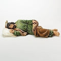 Sleeping St. Joseph Figure, Life of Christ, 5.5" H and 22.5" W