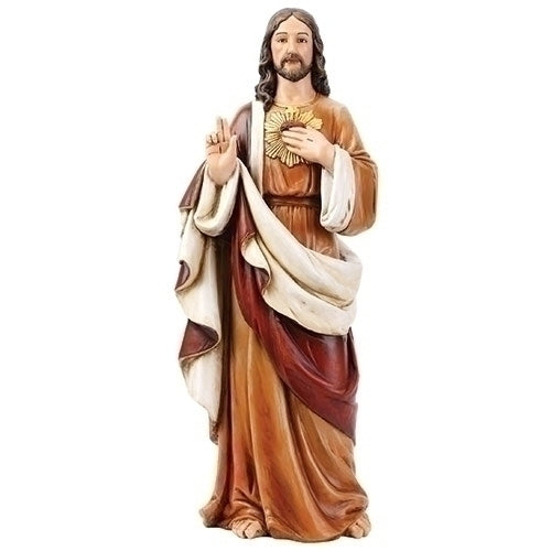 24"H SACRED HEART OF JESUS FIGURE; RENAISSANCE COLLECTION