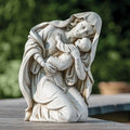 Kneeling Madonna and Child Statue, 13.5" H