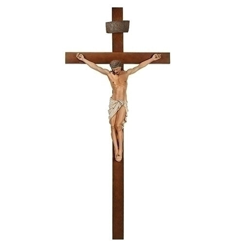 72"H CRUCIFIX W/34" CORPUS KNOCK-DOWN CONSTRUCTION