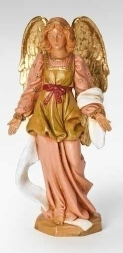 7.5" standing angel figure resculpt fontanini
